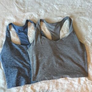 Fabletics Bundle Women's Gray and Blue Sports Bras